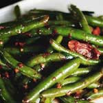 Tossed Green Beans with Bacon*